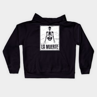 La Muerte | Loteria Mexican Tarot Card Kids Hoodie